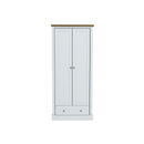 Dagwood 2 Door Wardrobe White