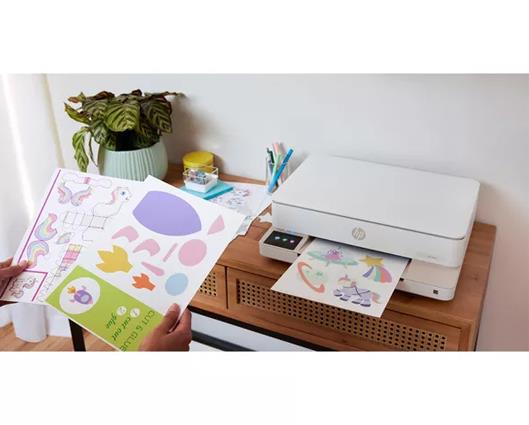 ENTITY Book 15.6" Laptop -Intel Celeron, 128 GB, Grey & HP Envy 6120e All-in-One Inkjet Wireless Printer with Fax