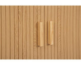 Axel Fluted Large TV Unit - Oak