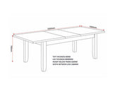 WINDSOR LARGE EXTENDING DINING TABLE - NATURAL OAK