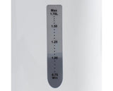 2200W White Plastic Kettle with Chrome Band