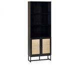 Petra Tall Bookcase - Black