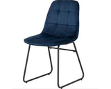 ATHENS ROUND & LUKAS DINING SET (X4 CHAIRS) - CONCRETE/EMERALD GREEN VELVET
