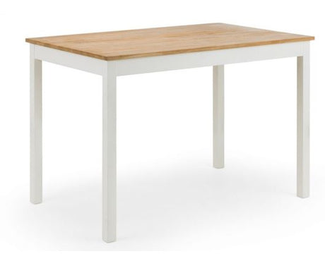 Cacey Rectangular Dining Table-White & Oak
