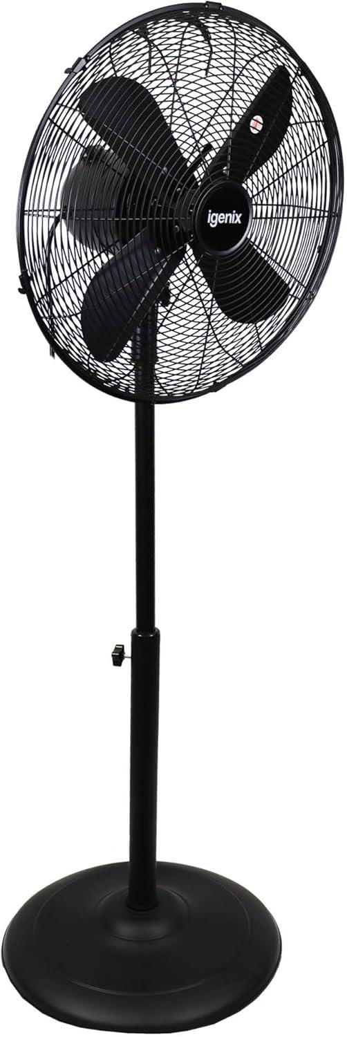Igenix 16" Pedestal Fan Black