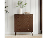 Herringford 4 Drawer Chest - Walnut