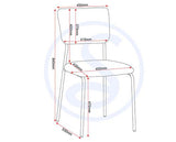 MARLOW & SHELDON DINING SET (X4 CHAIRS) - WHITE MARBLE/GREY BOUCLE FABRIC