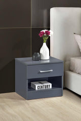 Highbury Bedside Pair - Dark Grey