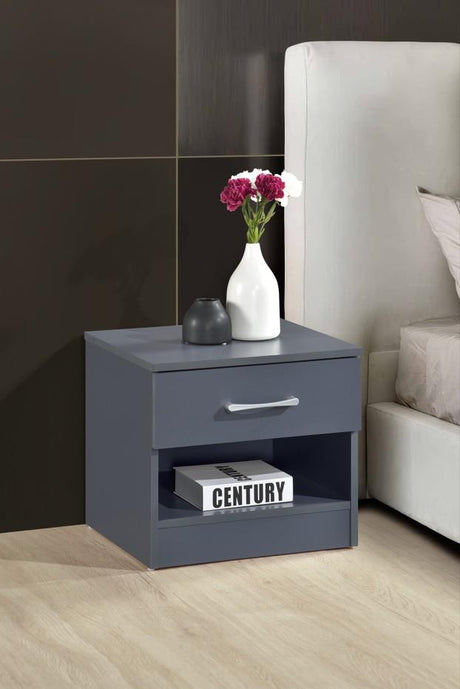 Highbury Bedside Pair - Dark Grey