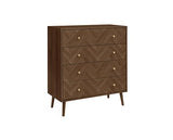 Herringford 4 Drawer Chest - Walnut