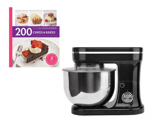 Daewoo 5L 1000W Stand Mixer and Cookbook