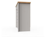 Lincoln 1 Door 3 Drawer Sideboard- Light Grey