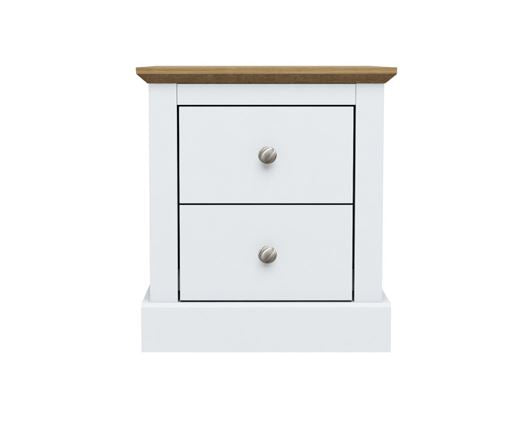 Dagwood Bedside Cabinet White