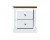 Dagwood Bedside Cabinet White