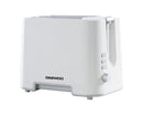 Daewoo 1.7L White Plastic Kettle, 2 Slice White Plastic Toaster and Tower 20L 800W Manual Microwave