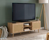 Croxley Rattan Large TV Unit - Oak