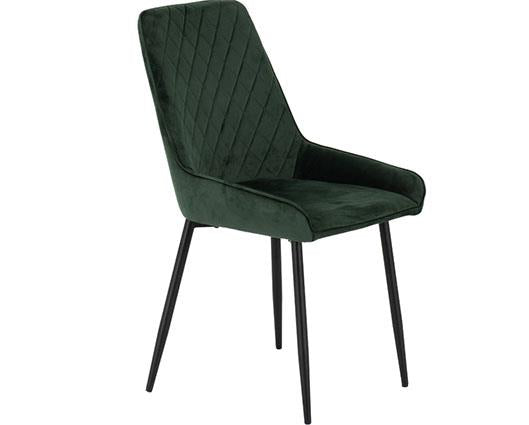 AVERY DINING CHAIR (X2 PER BOX) - EMERALD GREEN VELVET