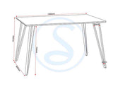 MARLOW DINING TABLE - WHITE MARBLE EFFECT