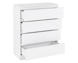 MALVERN 3 DOOR WARDROBE BEDROOM SET - WHITE