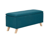 Scorento Ottoman Storage Unit-Teal