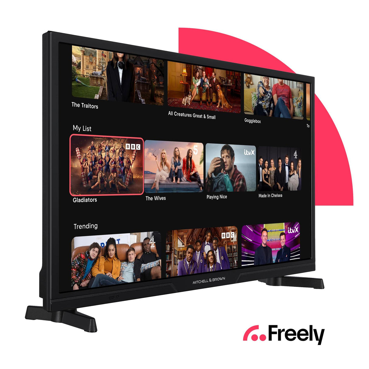 Mitchell & Brown 24" HD Smart Tivo-Freely TV