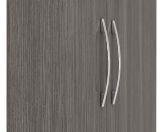 NEVADA 2 DOOR 1 DRAWER WARDROBE - BLACK WOOD GRAIN