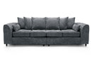 Heidi 4 Seater Sofa - Dark Grey