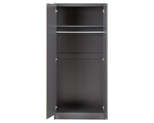 MALVERN 2 DOOR WARDROBE - GREY