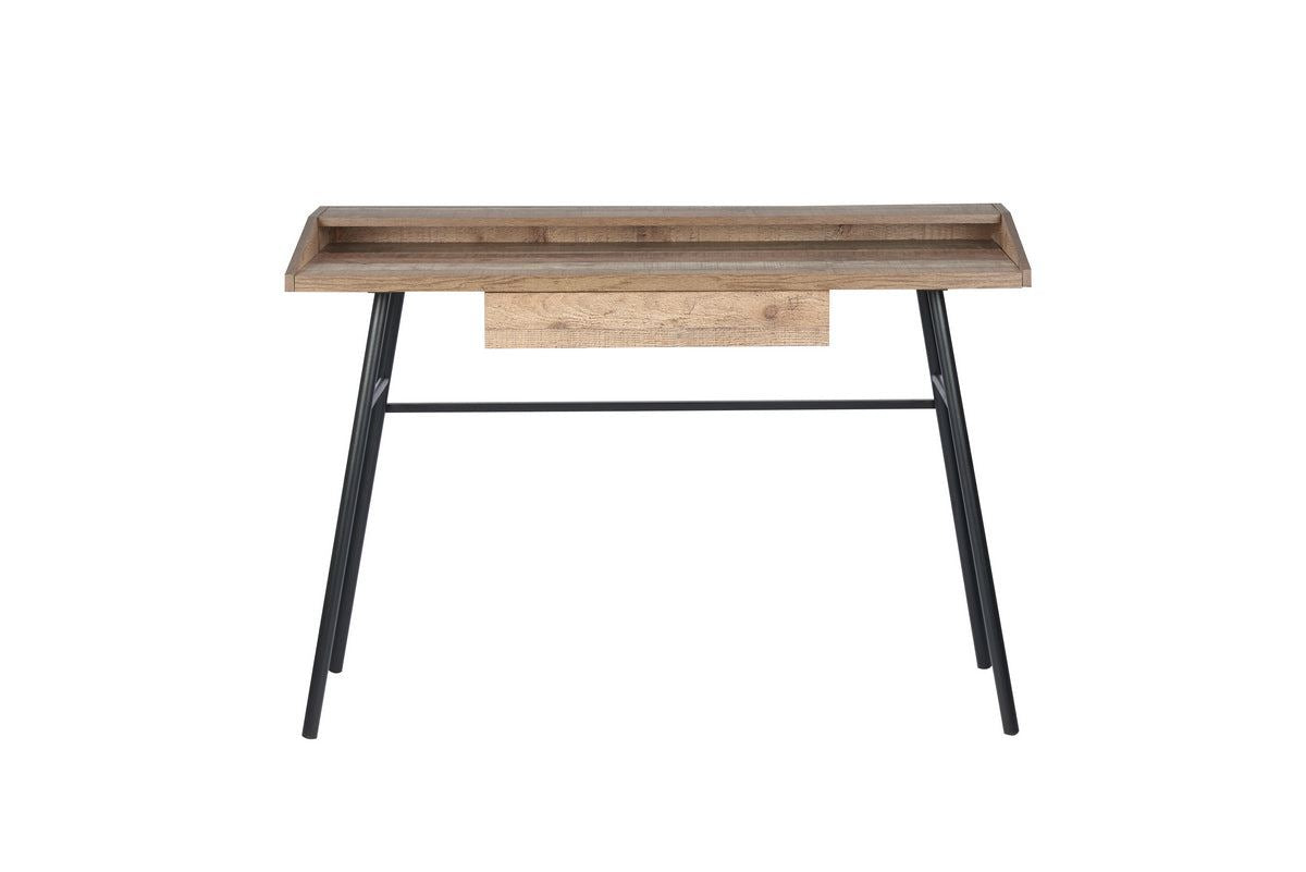 Downtown 1 Drawer Office Desk With Shelf