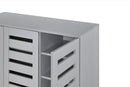 Euston 3 Door Shoe Cabinet - Light Grey