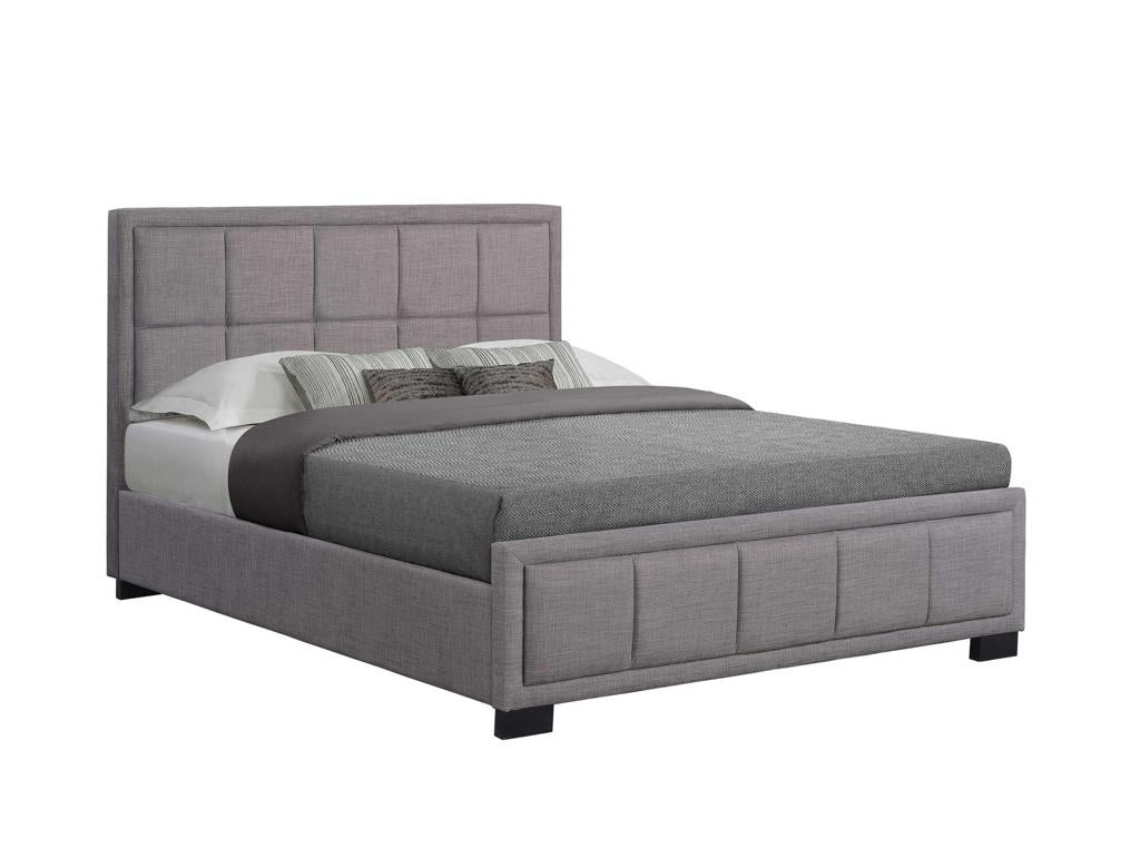 Harrison Double Bed-Grey