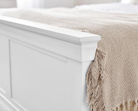Clermont Bed Surf White - King