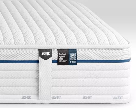 Jay-Be Bio Cool Hybrid 2000 e-Pocket Eco-Friendly Mattress - Double