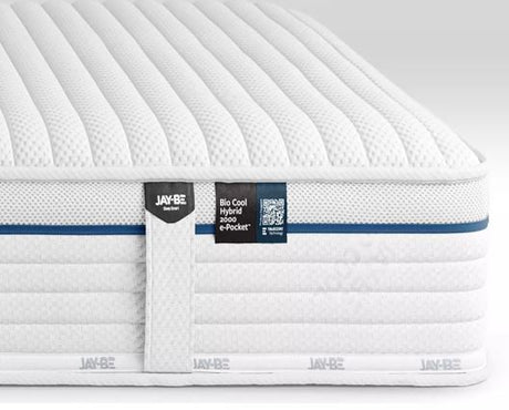 Jay-Be Bio Cool Hybrid 2000 e-Pocket Eco-Friendly Mattress - Double