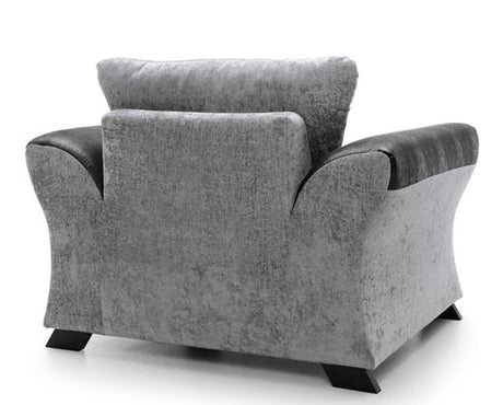 Francisco Armchair - Black & Charcoal