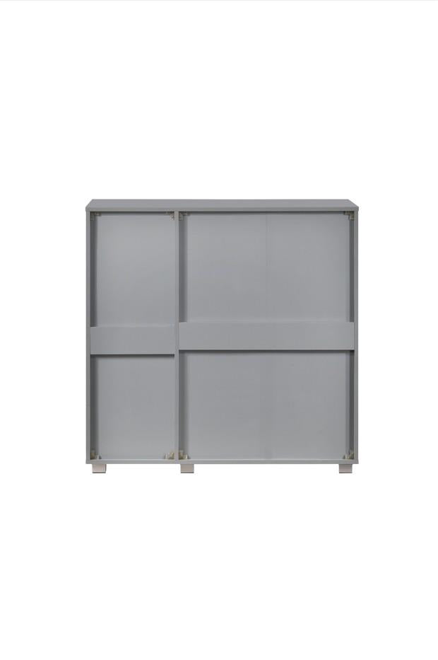 Euston 3 Door Shoe Cabinet - Light Grey