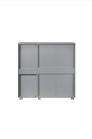 Euston 3 Door Shoe Cabinet - Light Grey