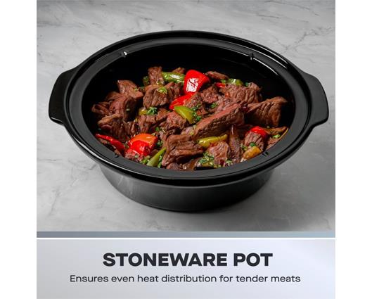 6.5L Slow Cooker Stainless Steel