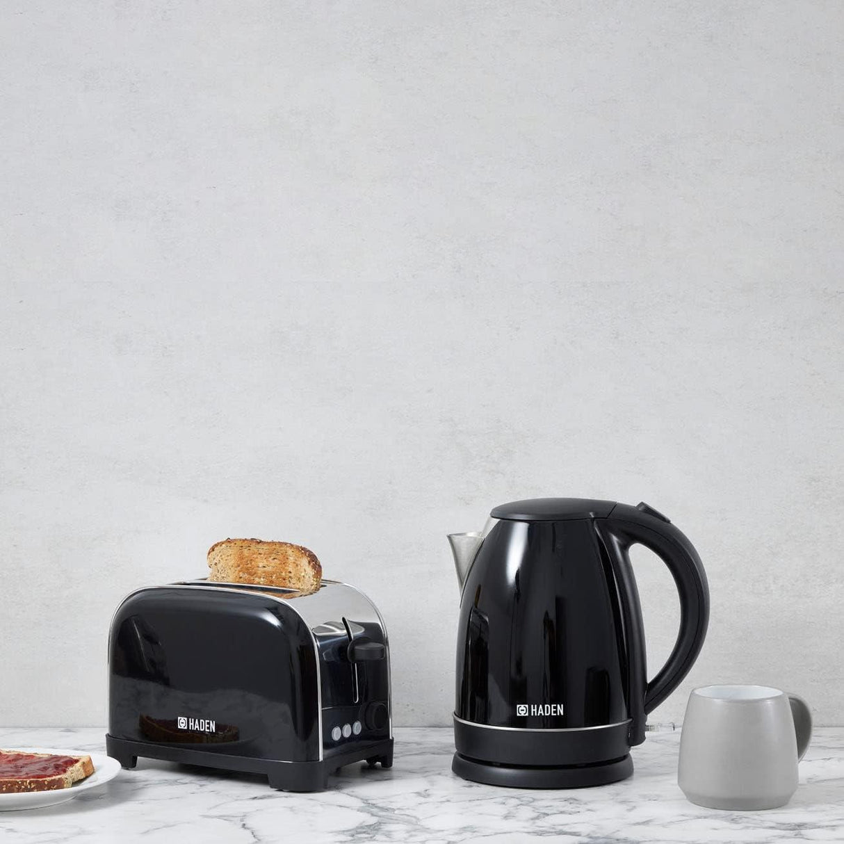 Haden Iver 2 Slice Toaster Black