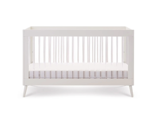 Maura 2 Piece Room Set - White with Acrylic