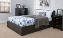 Small Double End Lift Ottoman Bed-Black