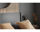 Lincoln King Bed - Grey