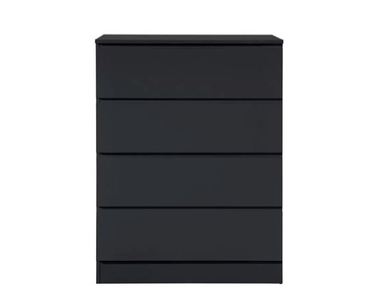 Oakley 4 Drawer Chest- Black