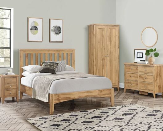 Hampstead Double Bed - Oak