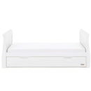 Seren Cot Bed & Breathable Mattress-White
