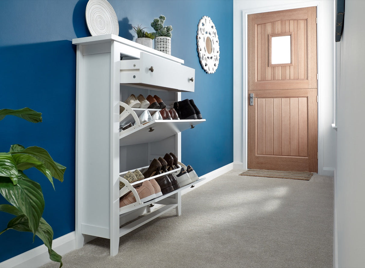 Deluxe 2 Tier Shoe Cabinet