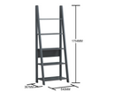 Ladder Bookcase-Dark Grey