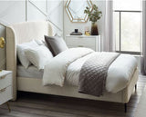 EDEN BOUCLE BED 150CM - IVORY