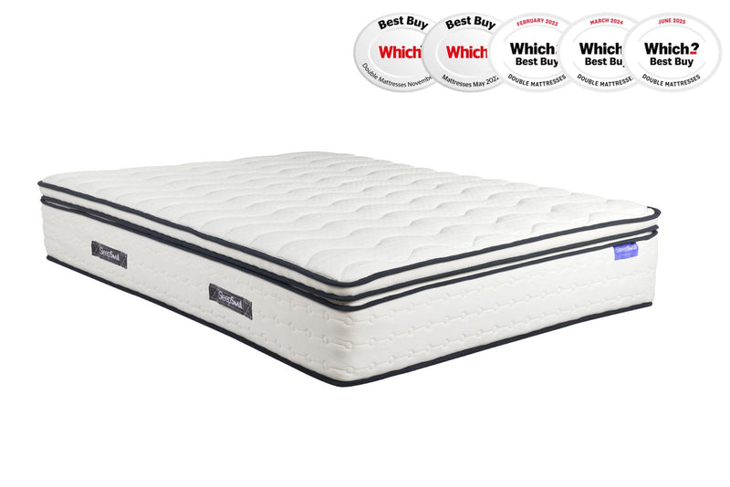 Roll Up Space 2000 Pocket Sprung Boxtop Mattress (35cm Depth) - King