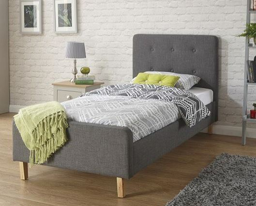 Ashbourne Single Bedstead - Grey